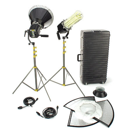 Lowel Scandles Two Light Fluorescent Daylight Kit, with Lamps & Case #LSF92DA